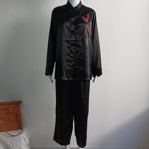 Vintage Inner Most Satin Pajama Set Size Medium